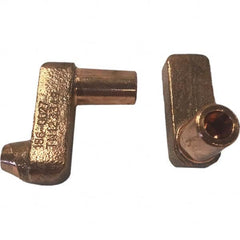 Tuffaloy - Spot Welder Tips For Use With: 5RW Electrode Holder Type: Misc Double Bend Tip E Nose (Truncated) - Americas Tooling