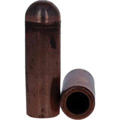 Tuffaloy - Spot Welder Tips For Use With: 5RW Electrode Holder Type: Refactory Straight Tip B Nose (Dome) - Americas Tooling