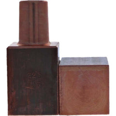 Tuffaloy - Spot Welder Tips For Use With: 5RW Electrode Holder Type: Backup Electrode Rectangular Face - Americas Tooling