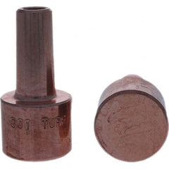 Tuffaloy - Spot Welder Tips For Use With: 4RW Electrode Holder Type: Backup Electrode Round Face - Americas Tooling