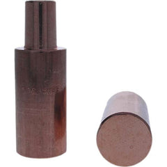 Tuffaloy - Spot Welder Tips For Use With: 5RW Electrode Holder Type: Backup Electrode Round Face - Americas Tooling