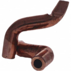 Tuffaloy - Spot Welder Tips For Use With: 5RW Electrode Holder Type: Misc Double Bend Tip Spade Nose - Americas Tooling