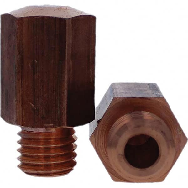 Tuffaloy - Spot Welder Tips For Use With: 5/8-11 Threaded Electrode Holder Type: Threaded Tip E Nose (Truncated) - Americas Tooling