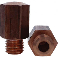 Tuffaloy - Spot Welder Tips For Use With: 5/8 - 18 Threaded Electrode Holder Type: Threaded Tip E Nose (Truncated) - Americas Tooling