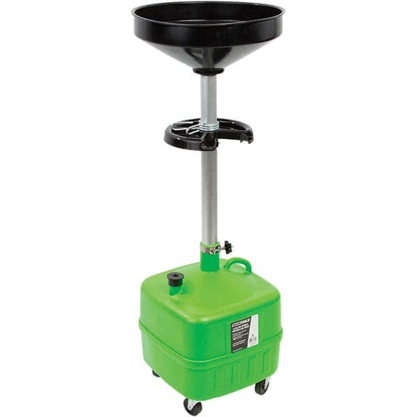 OEM Tools - Oil Drain Containers Type: Oil Lift Drain w/Casters Container Size: 9 Gal. - Americas Tooling