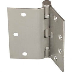 Stanley - 5" Long x 5" Wide Grade 1 Steel Half Surface Commercial Hinge - Americas Tooling