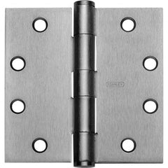 Stanley - 4" Long x 4" Wide Grade 1 Bronze Full Mortise Commercial Hinge - Americas Tooling