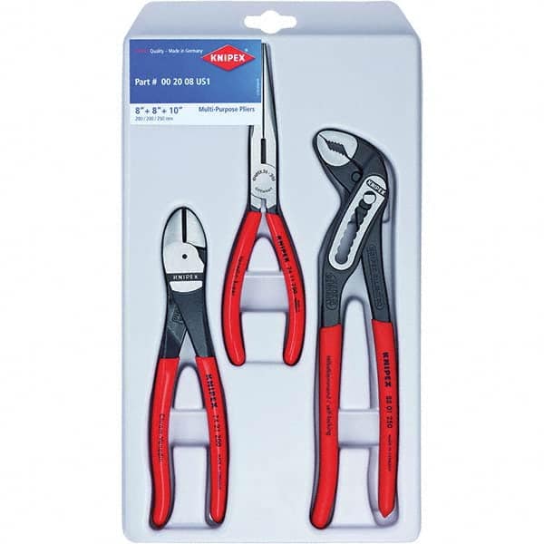 Knipex - Plier Sets Set Type: Assortment Number of Pieces: 3 - Americas Tooling