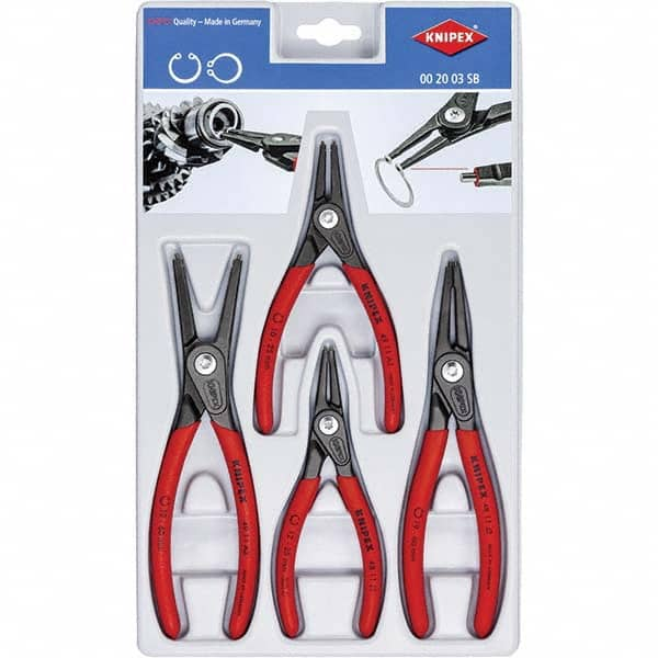 Knipex - Plier Sets Set Type: Retaining Ring Pliers Number of Pieces: 4 - Americas Tooling