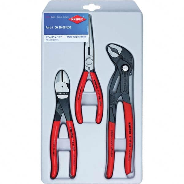 Knipex - Plier Sets Set Type: Assortment Number of Pieces: 3 - Americas Tooling