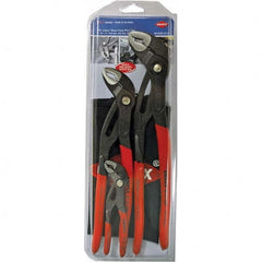 Knipex - Plier Sets Set Type: Tongue & Groove Pliers Number of Pieces: 3 - Americas Tooling