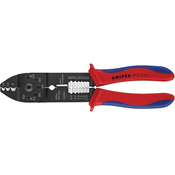 Knipex - Crimpers Type: Crimping Pliers Capacity: M2.6; M3; M3.5; M4; M5 - Americas Tooling