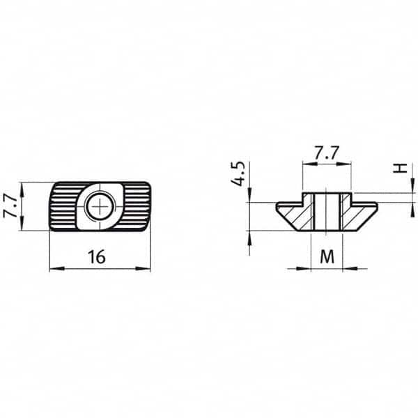 FATH - 7.87mm Wide, 1.32" High, Hammer Screw - Americas Tooling