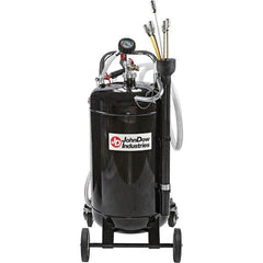 JohnDow - Oil Drain Containers Type: Pressurized Evacuation Drain w/Casters Container Size: 20 Gal. - Americas Tooling