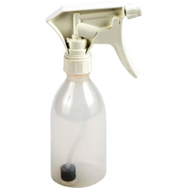 8 oz Spray Bottle White, Polyethylene, Propropylene