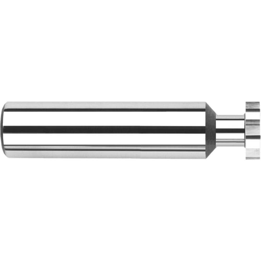 Harvey Tool - 3/8" Cut Diam, 5/64" Cut Width, 3/8" Shank, Straight-Tooth Woodruff Keyseat Cutter - Exact Industrial Supply