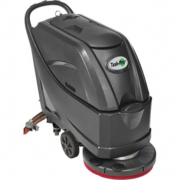 Nilfisk - 20" Cleaning Width, Battery Powered Floor Scrubber - 150 RPM, 47" Water Lift, 16 Gal Tank Capacity - Americas Tooling