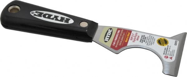 Hyde Tools - 2-1/2" Wide Carbon Steel Taping Knife - Stiff, Nylon Handle, 7-1/4" OAL - Americas Tooling