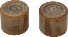 Garland - 1-1/2" Face Diam, Grade Medium Soft, Natural Hammer Tip/Face - Rawhide - Americas Tooling