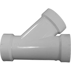 Jones Stephens - Drain, Waste & Vent Pipe Fittings Type: Wye Fitting Size: 2 x 2 x 1-1/2 (Inch) - Americas Tooling