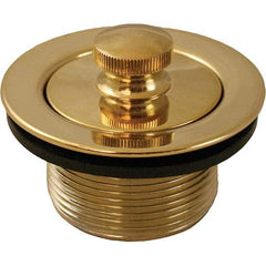 Jones Stephens - Shower Heads & Accessories Type: Bath Drain Finish/Coating: Polished Brass - Americas Tooling