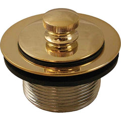 Jones Stephens - Shower Heads & Accessories Type: Bath Drain Finish/Coating: Polished Brass - Americas Tooling