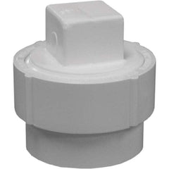 Jones Stephens - Drain, Waste & Vent Pipe Fittings Type: Cleanout Adapter w/Plug Fitting Size: 4 (Inch) - Americas Tooling