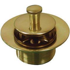 Jones Stephens - Shower Heads & Accessories Type: Bath Drain Finish/Coating: Polished Brass - Americas Tooling