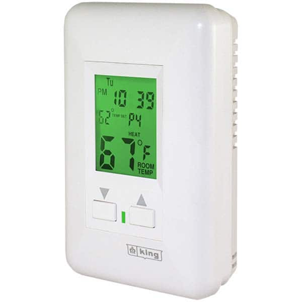 King Electric - Thermostats Type: Hydronic Thermostat Style: Line Voltage Wall Thermostat - Americas Tooling