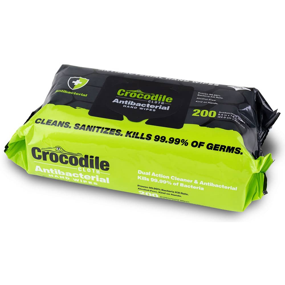 Crocodile Cloth - Wipes Type: Disinfectant Style: Pre-Moistened; Flat Fold - Americas Tooling