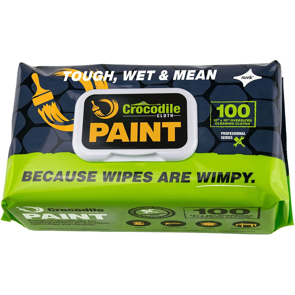 Crocodile Cloth - Wipes Type: General Purpose Style: Pre-Moistened; Flat Fold - Americas Tooling