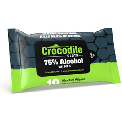 Crocodile Cloth - Wipes Type: Disinfectant Style: Pre-Moistened; Flat Fold - Americas Tooling