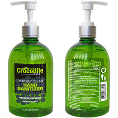 Crocodile Cloth - 12 oz Pump Bottle Gel Hand Sanitizer - Americas Tooling