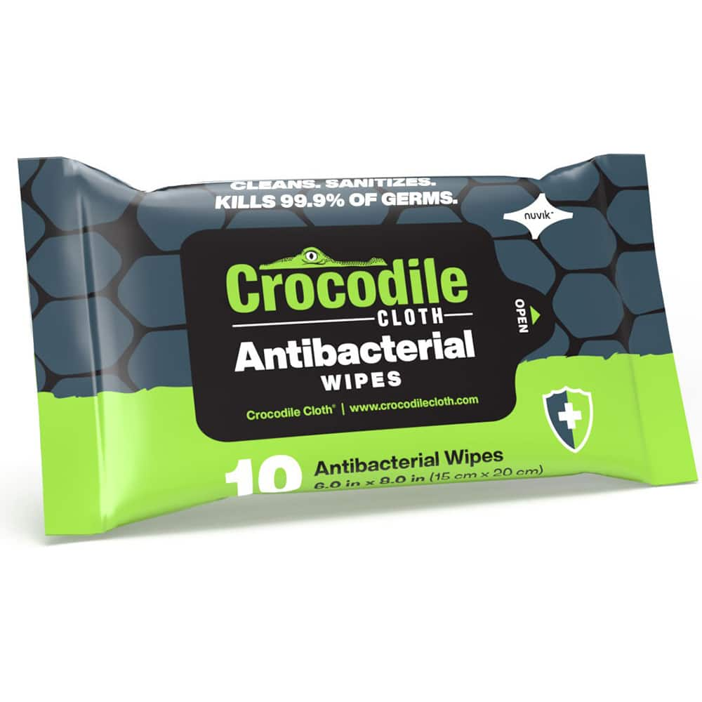 Crocodile Cloth - Wipes Type: Disinfectant Style: Pre-Moistened; Flat Fold - Americas Tooling