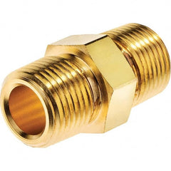 USA Sealing - 1/2" Brass Pipe Hex Nipple - Americas Tooling