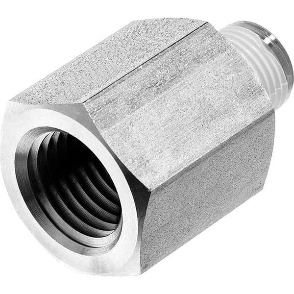 USA Sealing - 1/2 x 3/8" Galvanized Steel Pipe Reducing Adapter - Americas Tooling