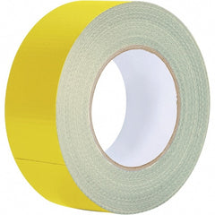 Value Collection - 60 Yd x 2" x 8.7 mil Yellow Polyethylene Cloth Duct Tape - Americas Tooling