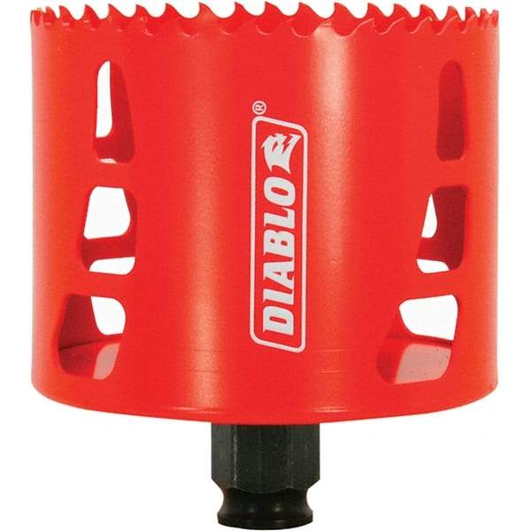 Freud - 3-1/4" Diam, 2-3/8" Cutting Depth, Hole Saw - Bi-Metal Saw, Toothed Edge - Americas Tooling