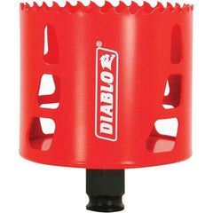 Freud - 3" Diam, 2-3/8" Cutting Depth, Hole Saw - Bi-Metal Saw, Toothed Edge - Americas Tooling