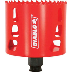 Freud - 3-1/8" Diam, 2-3/8" Cutting Depth, Hole Saw - Bi-Metal Saw, Toothed Edge - Americas Tooling