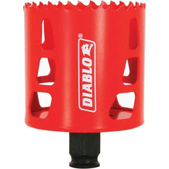 Freud - 2-5/8" Diam, 2-3/8" Cutting Depth, Hole Saw - Bi-Metal Saw, Toothed Edge - Americas Tooling