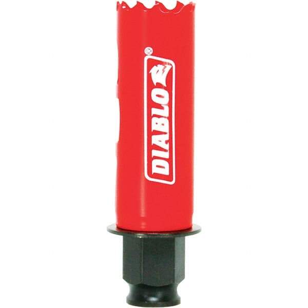 Freud - 1" Diam, 2-3/8" Cutting Depth, Hole Saw - Bi-Metal Saw, Toothed Edge - Americas Tooling