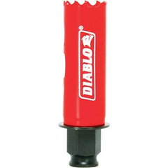 Freud - 1" Diam, 2-3/8" Cutting Depth, Hole Saw - Bi-Metal Saw, Toothed Edge - Americas Tooling