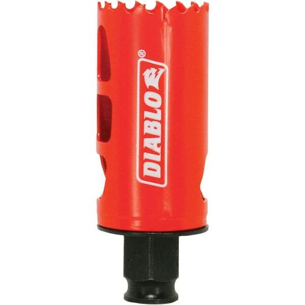 Freud - 1-3/8" Diam, 2-3/8" Cutting Depth, Hole Saw - Bi-Metal Saw, Toothed Edge - Americas Tooling