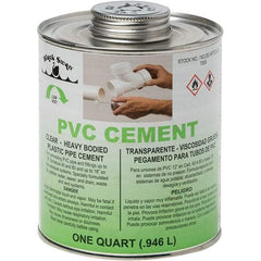 Black Swan - 1 Qt Heavy Duty Cement - Clear, Use with PVC - Americas Tooling