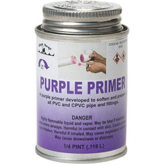 Black Swan - 1/4 Pt All Purpose Primer/Cleaner - Purple, Use with PVC & CPVC - Americas Tooling