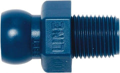 Loc-Line - 1/4" Hose ID, Male to Female Coolant Hose Connector - 1/8" BSPT, For Loc-Line Modular Hose Systems - Americas Tooling