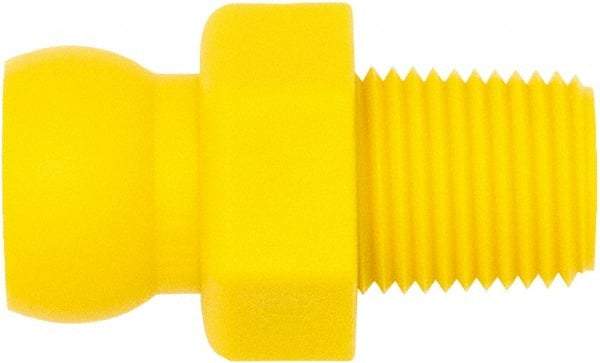 Loc-Line - 1/4" Hose ID, Male to Female Coolant Hose Connector - 1/8" NPT, For Loc-Line Modular Hose Systems - Americas Tooling