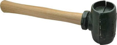 Garland - 3-1/2 Lb Head 2" Face Malleable Iron Split Head Hammer - Wood Handle - Americas Tooling