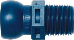 Loc-Line - 1/2" Hose ID, Male to Female Coolant Hose Connector - 3/8" BSPT, For Loc-Line Modular Hose Systems - Americas Tooling